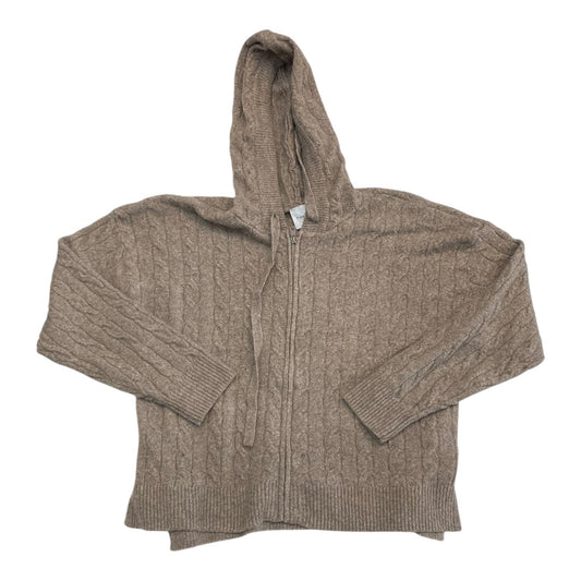 Sweater Cardigan By Pink Rose In Brown, Size:L
