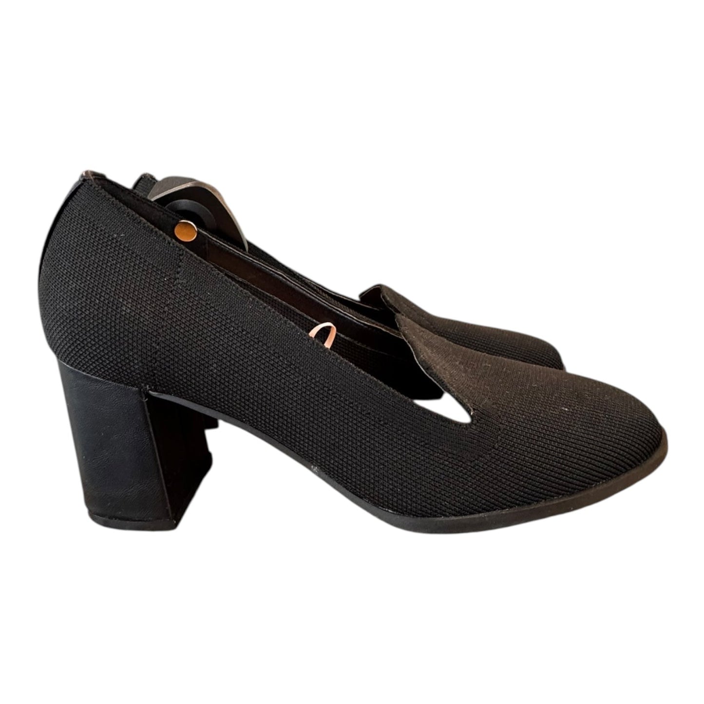 Shoes Heels Block By Adrienne Vittadini In Black, Size:10