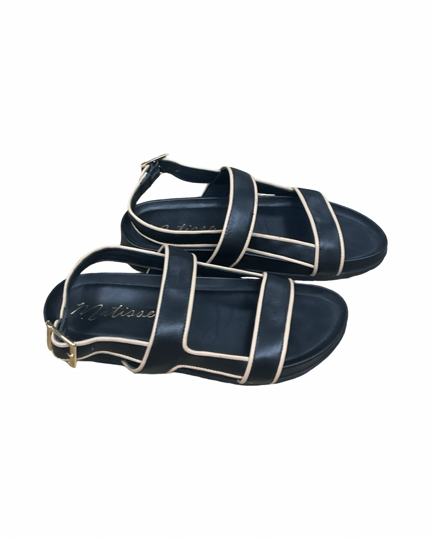 Sandals Flats By Matisse In Black & Tan, Size:8