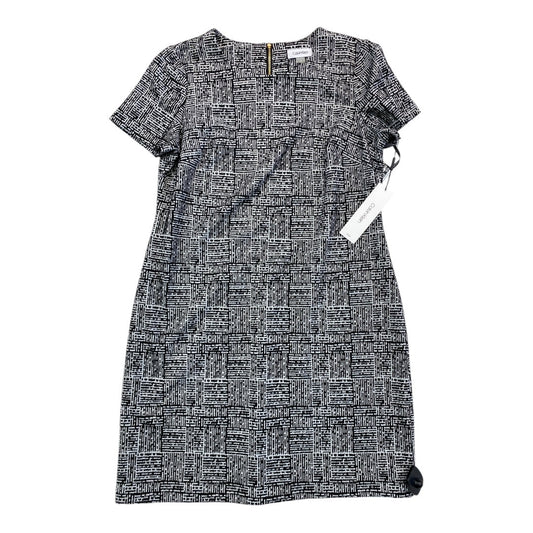 Dress Casual Short By Calvin Klein In Black & White, Size:12