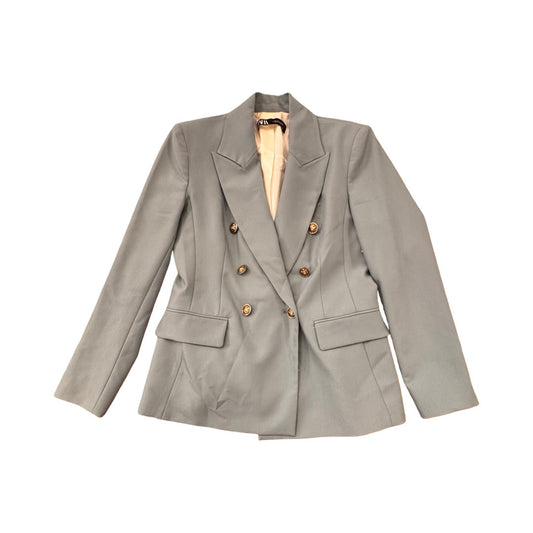 Blazer By Zara In Teal, Size:M