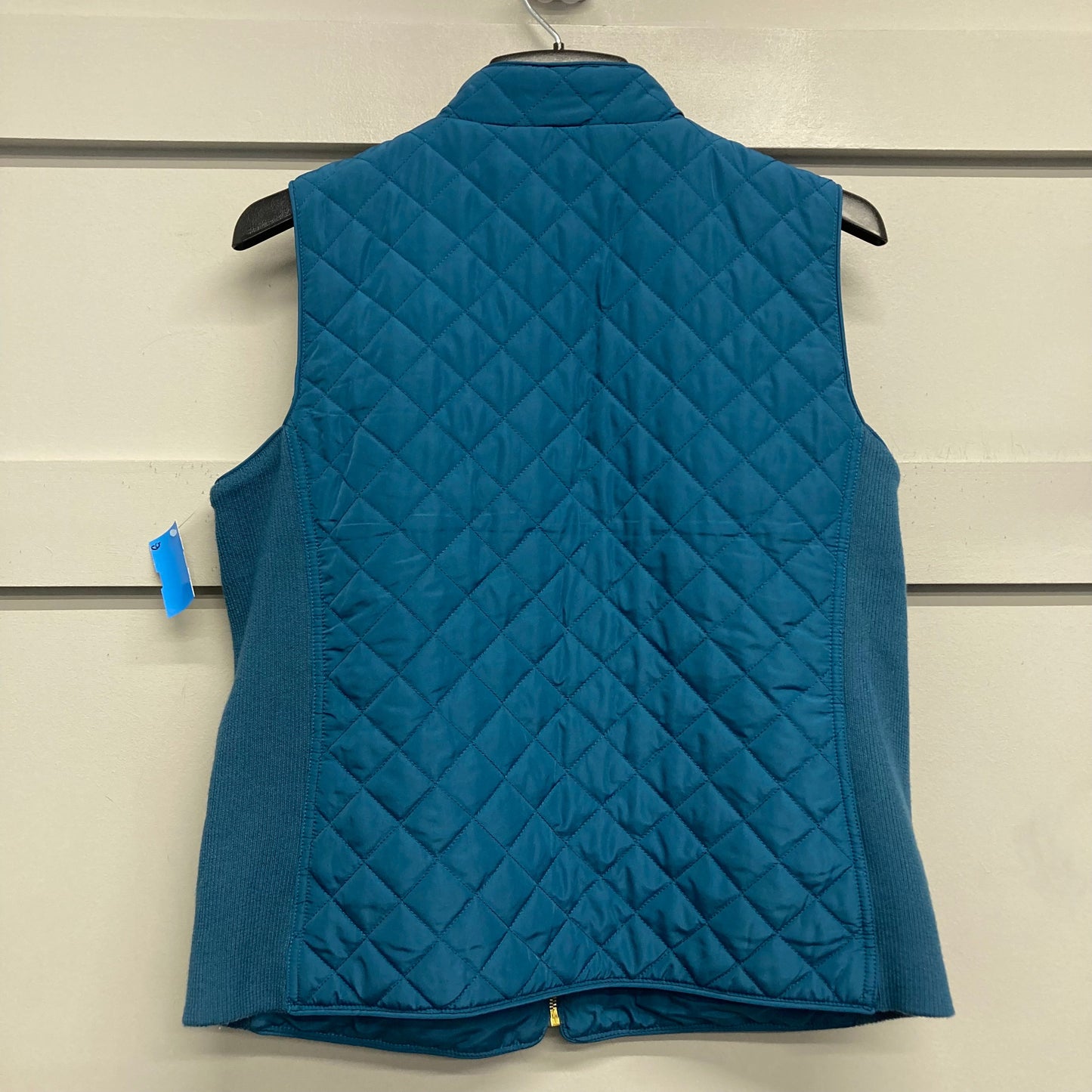 Vest Puffer & Quilted By Jones New York In Blue, Size:L