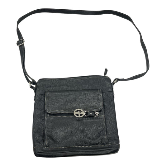 Crossbody Leather By Giani Bernini In Black, Size:Medium