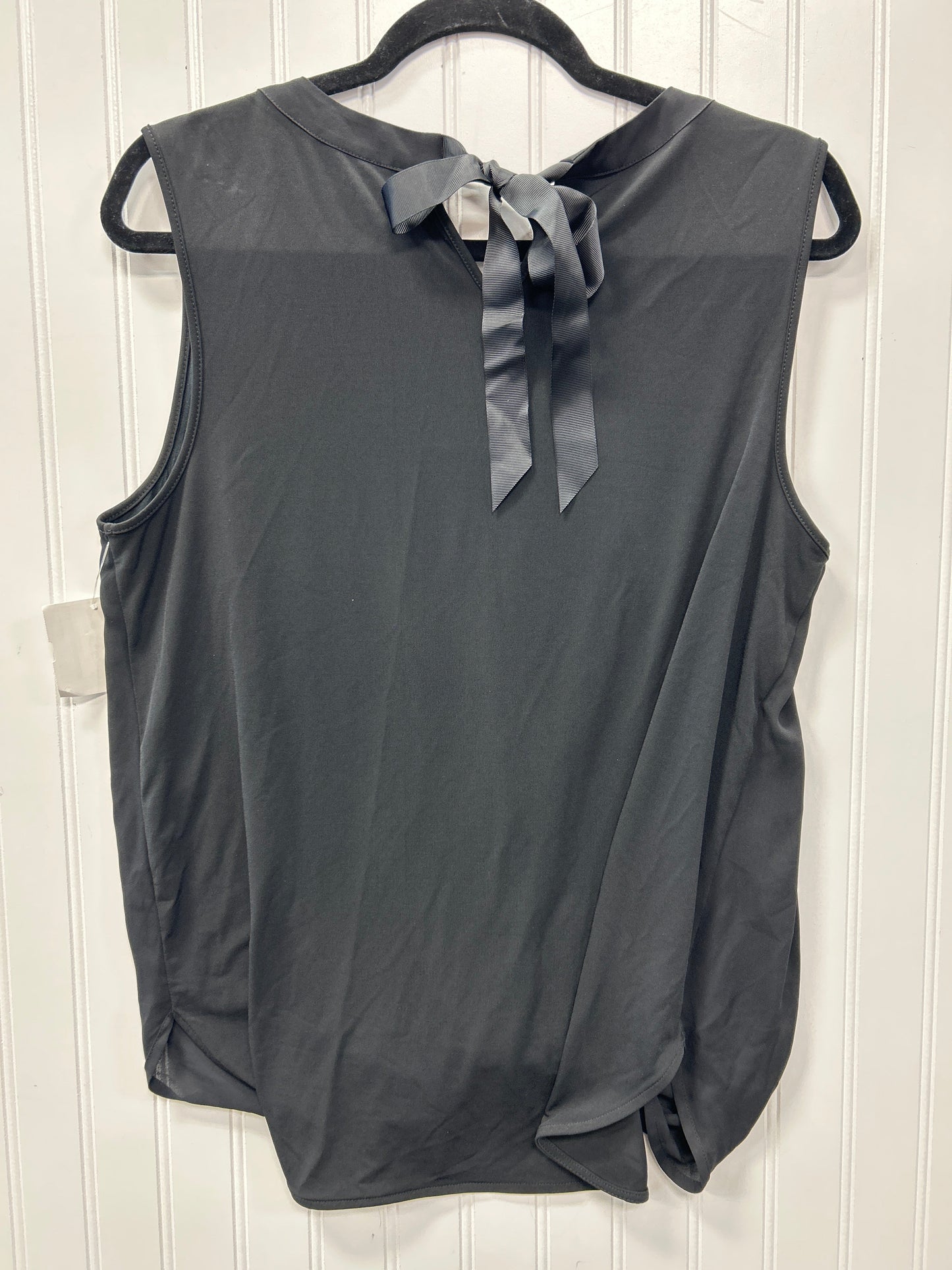 Blouse Sleeveless By 41 Hawthorn In Black, Size:L