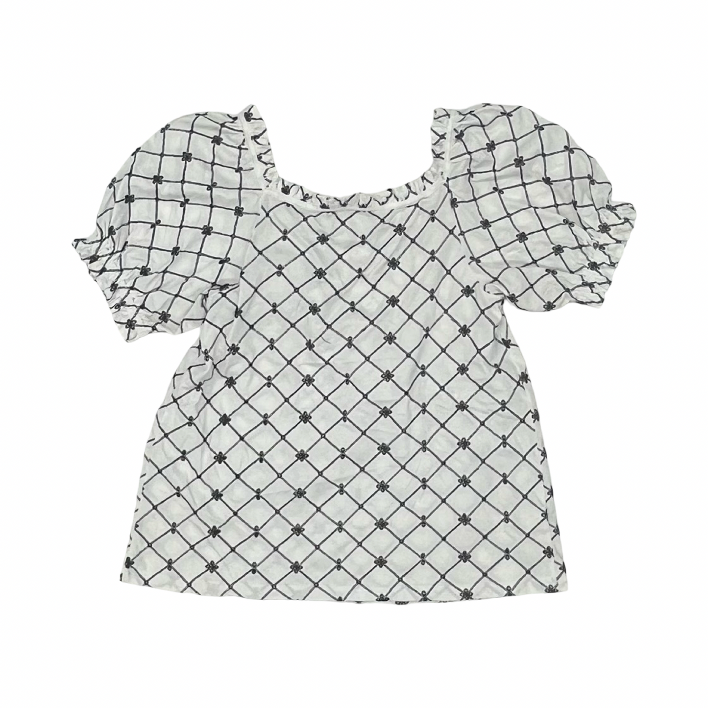 Top Ss By Loft In Black & White, Size:Xs