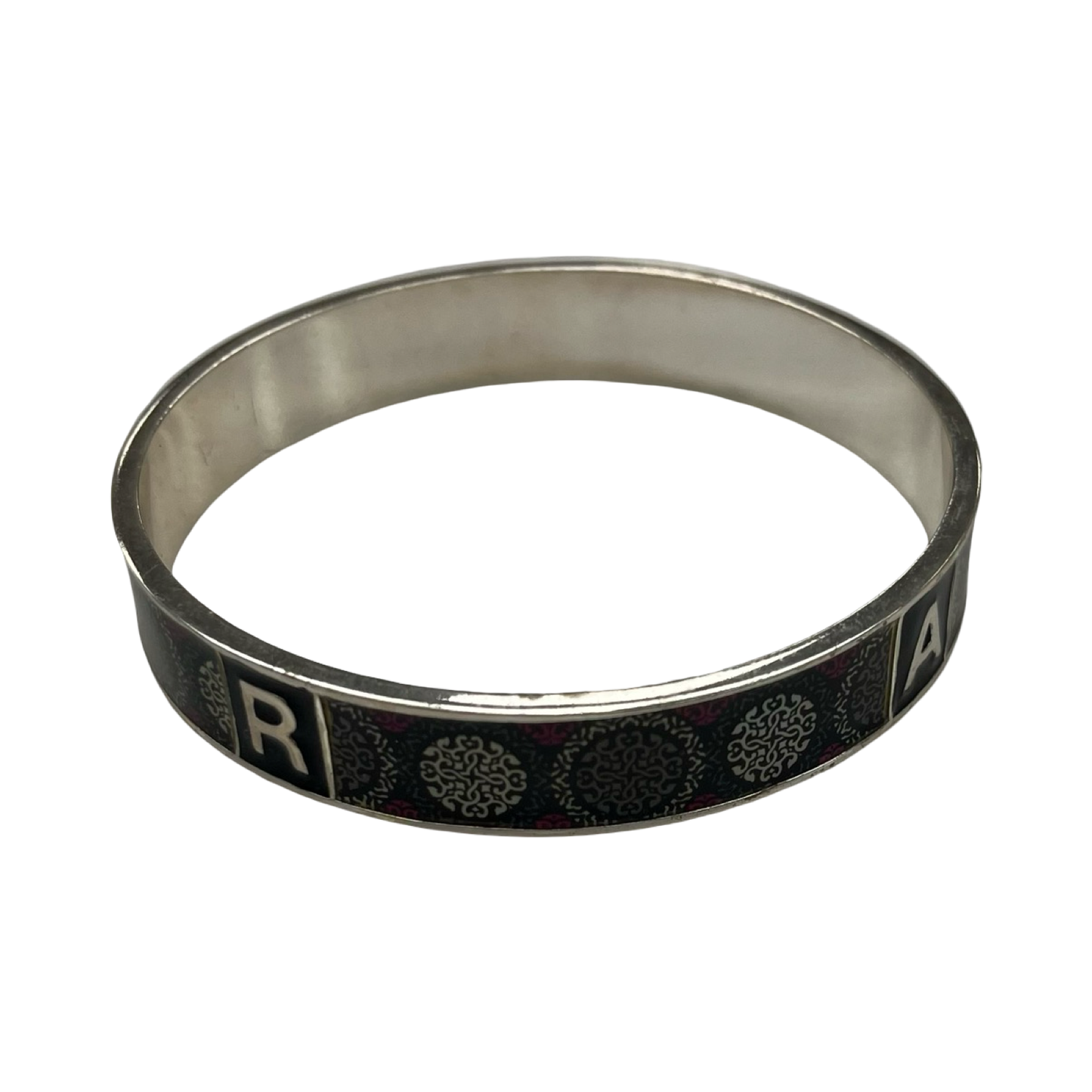 Bracelet Bangle By Vera Bradley In Grey & Red