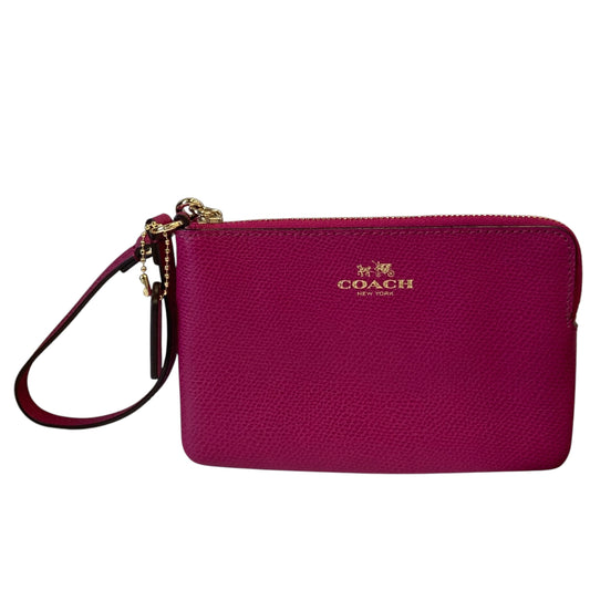 Wristlet Designer By Coach In Pink, Size:Small