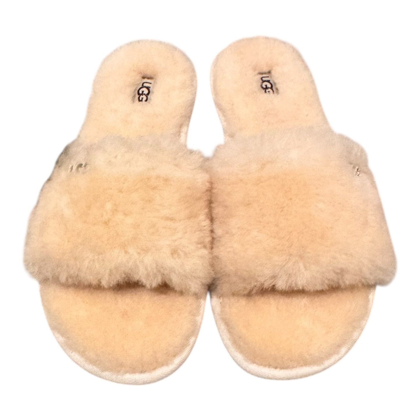 Slippers Designer By Ugg In Cream, Size:7