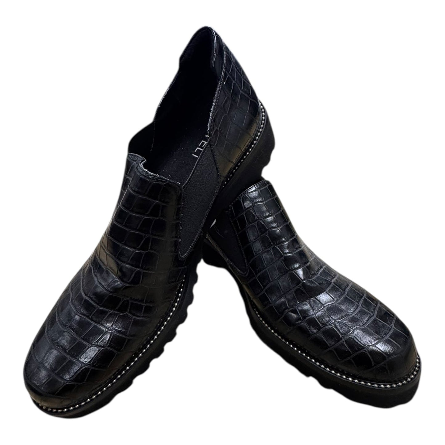 Boots Ankle Heels By Vaneli In Black, Size:8