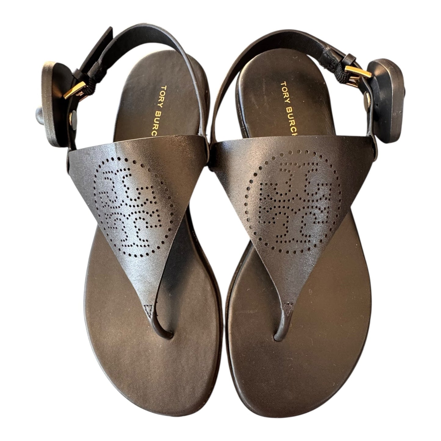 Sandals Designer By Tory Burch In Black, Size:6