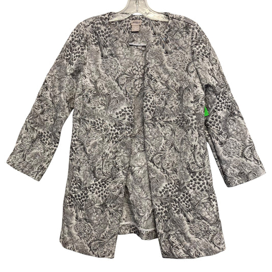 Blazer By Chicos In Grey, Size:S