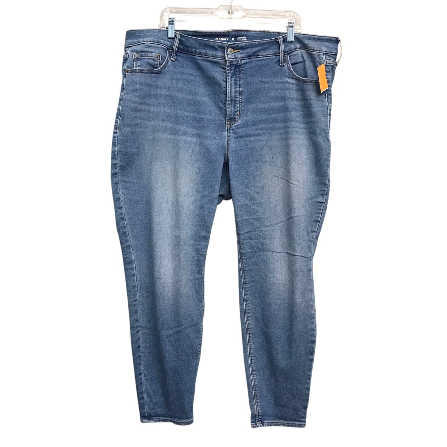 Jeans Skinny By Old Navy In Blue Denim, Size:22