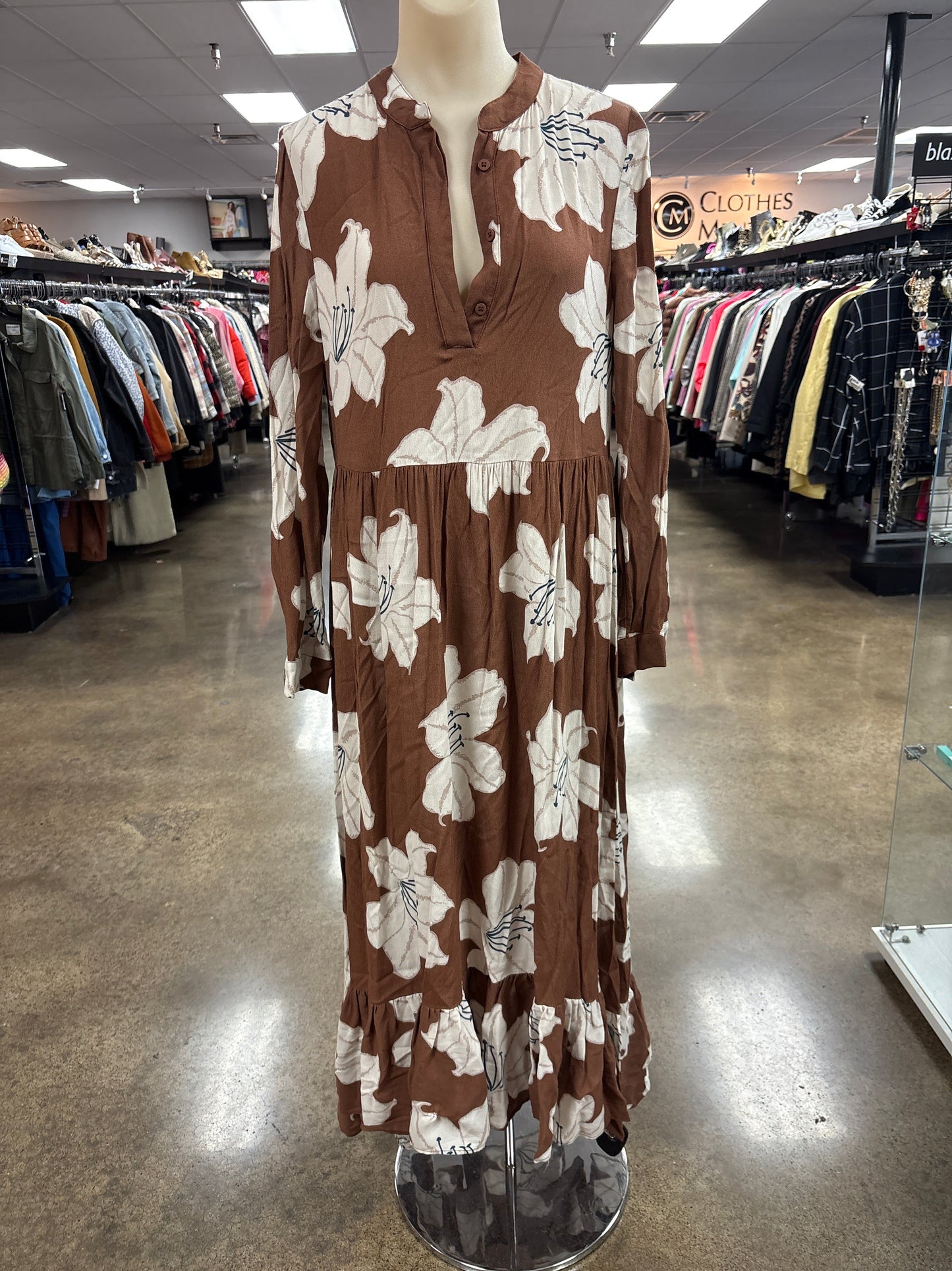 Dress Casual Maxi By Mare Mare In Brown, Size:Xs