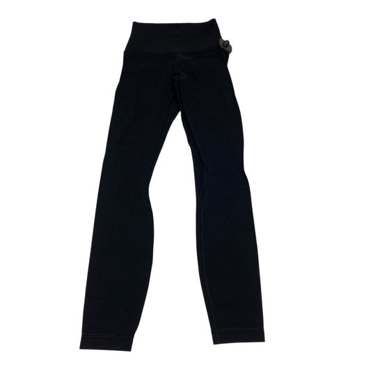 Athletic Leggings Designer By Lululemon In Black, Size:Xs