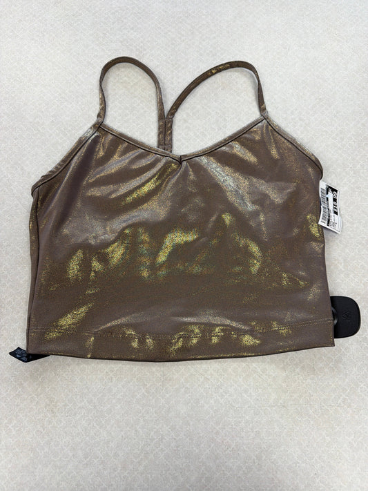 Athletic Bra By Clothes Mentor In Gold, Size:S