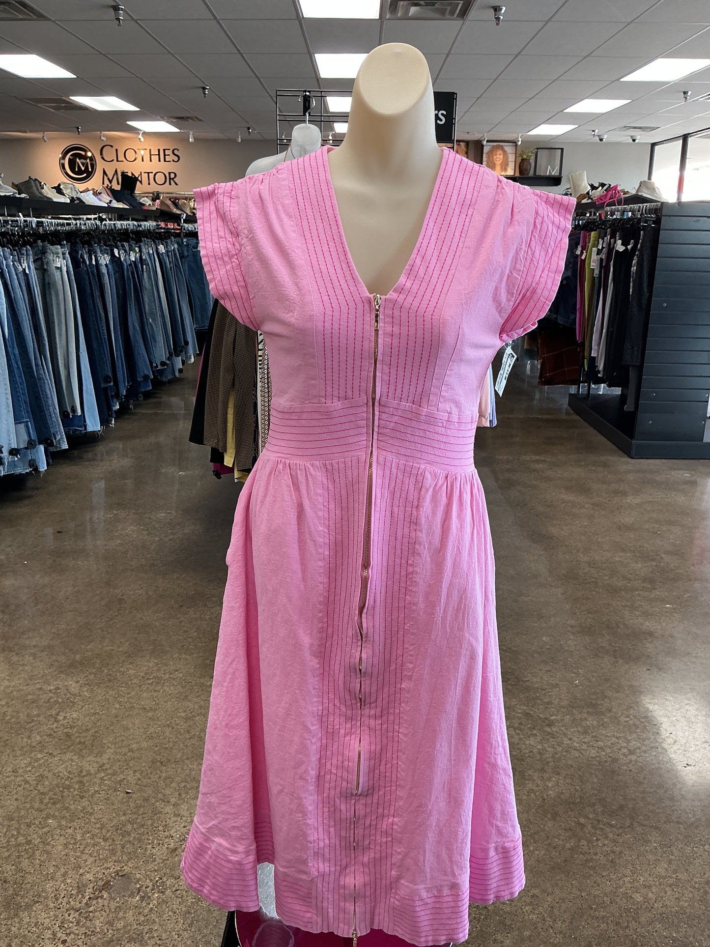 Dress Casual Maxi By Thml In Pink, Size:Xs