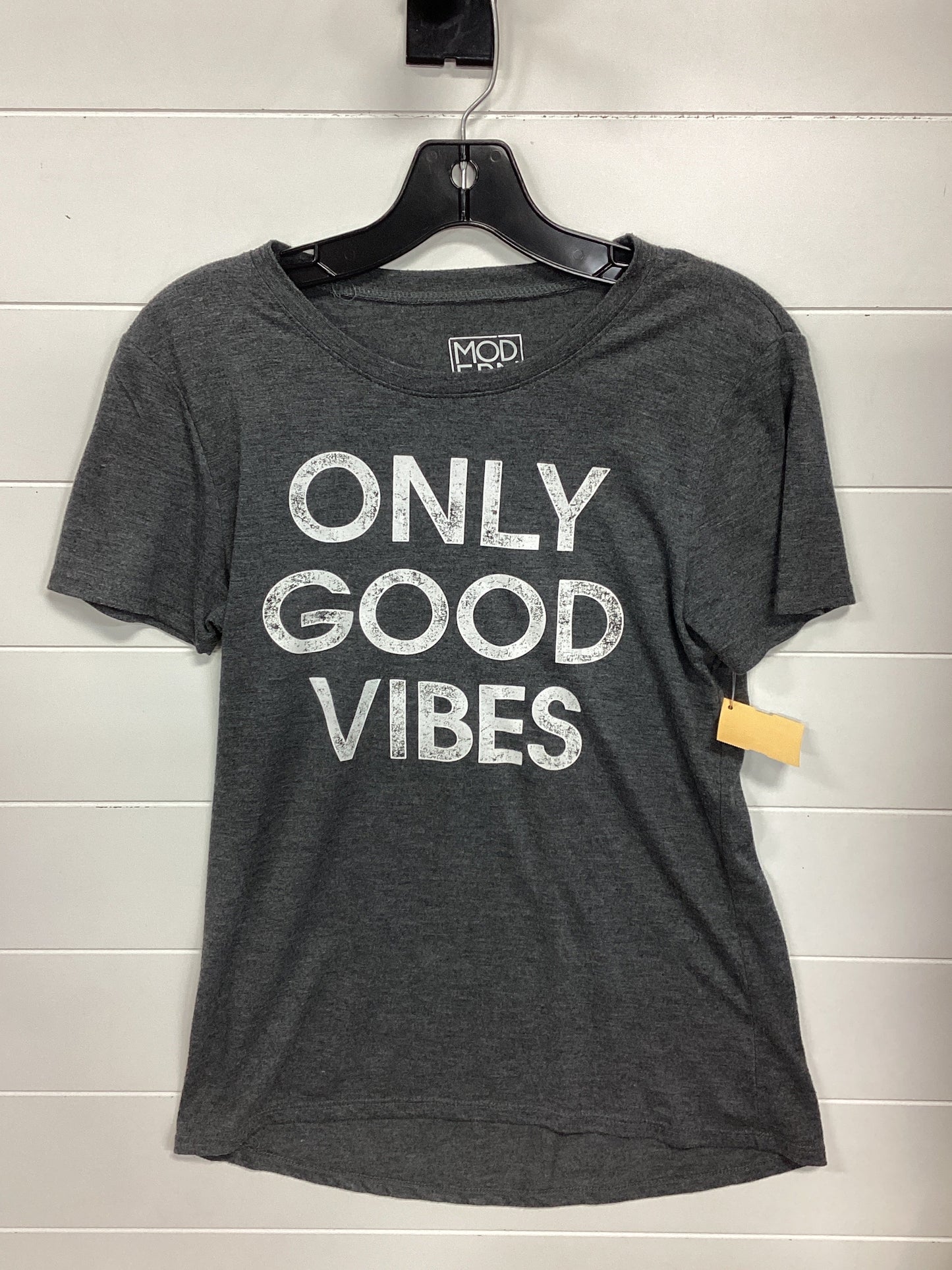 Top Ss By Modern Lux In Grey, Size:S