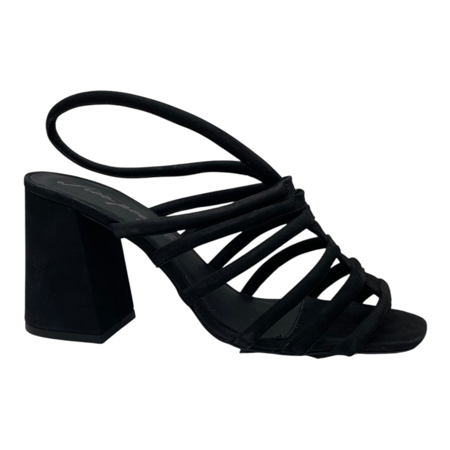 Sandals Heels Block By Free People In Black, Size:8.5