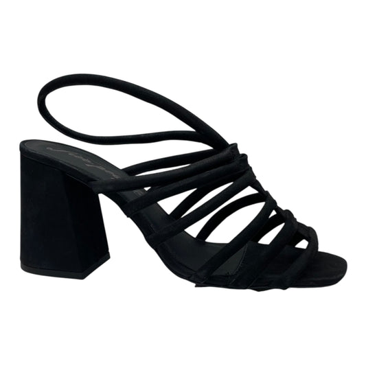 Sandals Heels Block By Free People In Black, Size:8.5