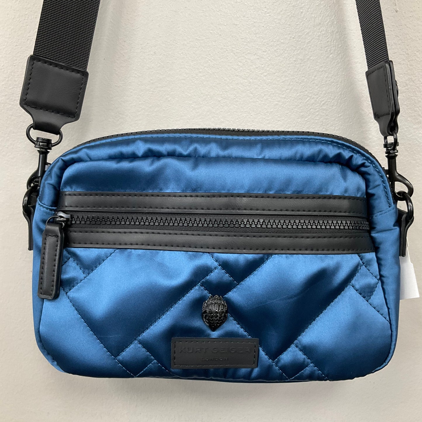 Crossbody Designer By Kurt Geiger In Blue, Size:Small