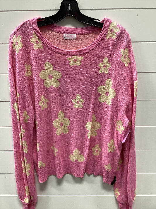 Top Ls By Pink Lily In Pink, Size:L
