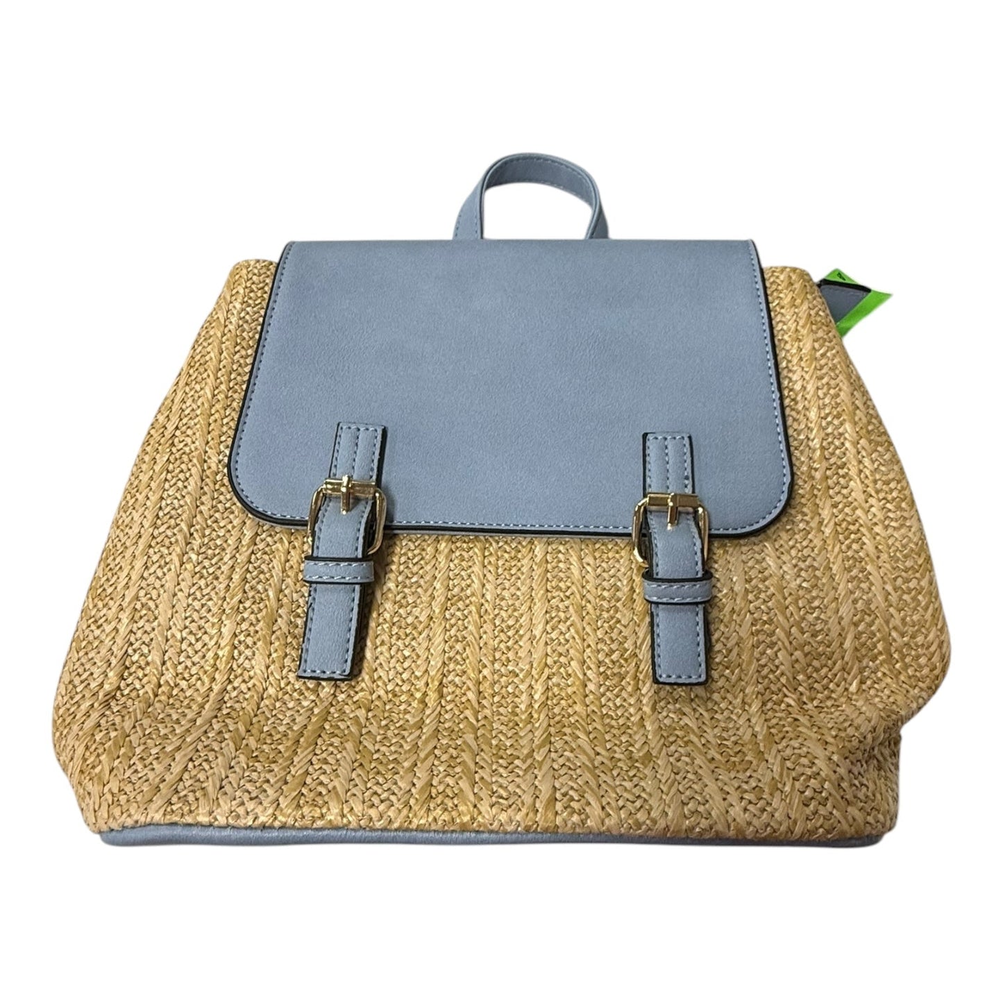 Backpack By Cme In Blue & Tan, Size:Small