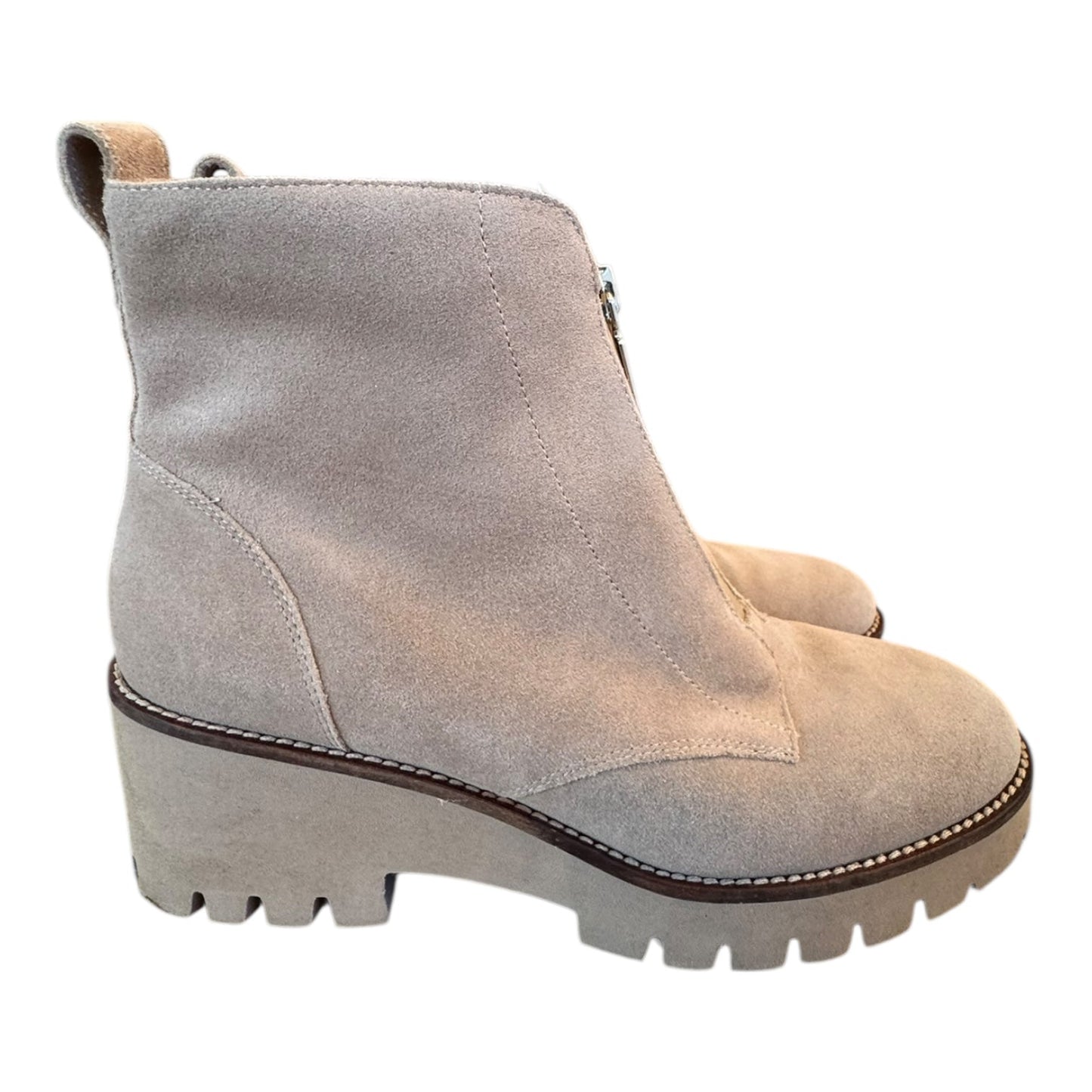 Boots Ankle Heels By Blondo In Tan, Size:8