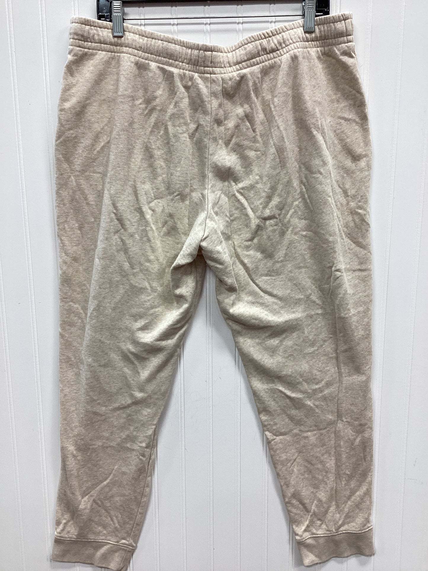 Athletic Pants By Nike Apparel In Cream, Size:Xl