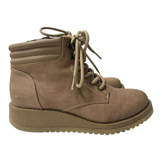 Boots Ankle Flats By Blowfish In Brown, Size:8