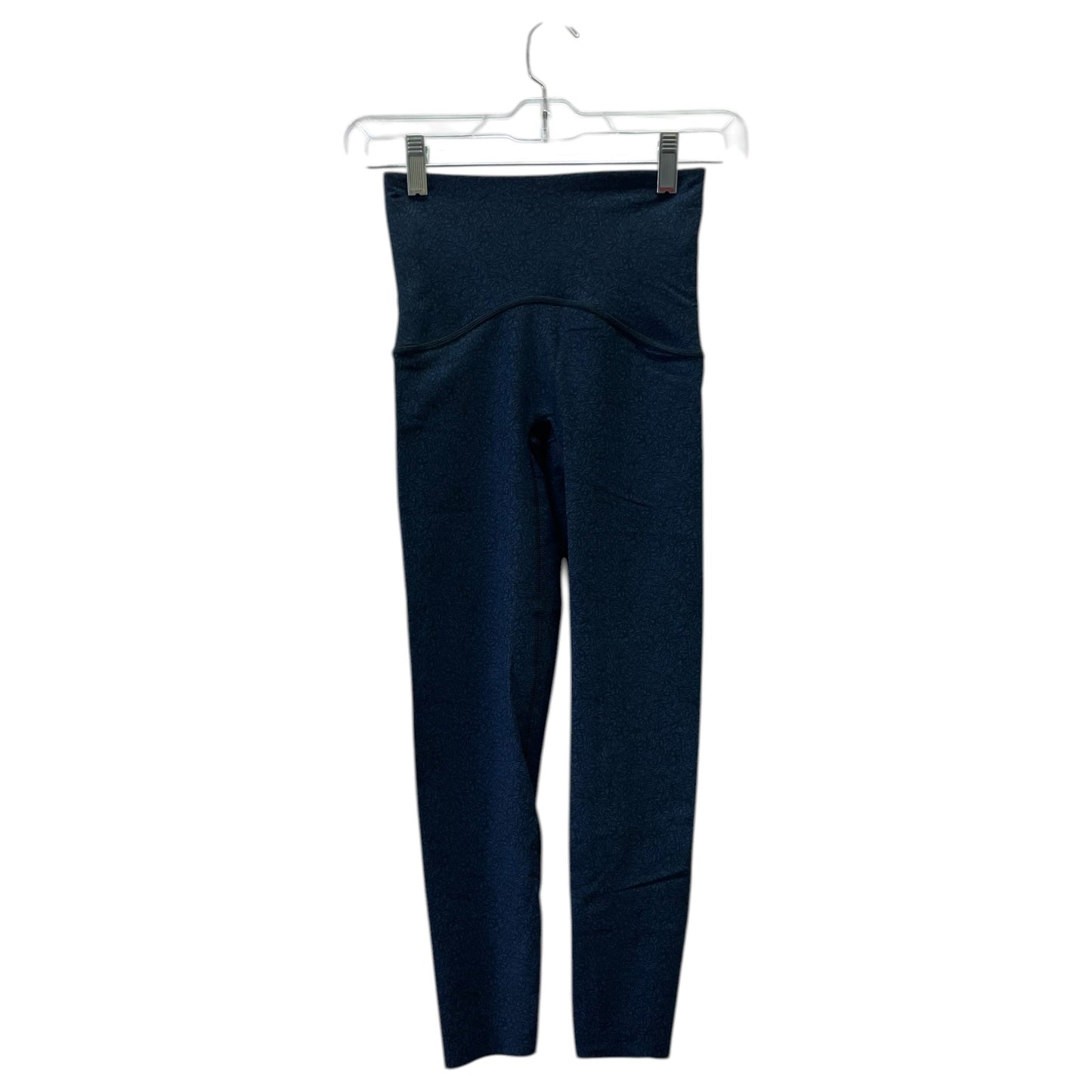 Athletic Leggings By Spanx In Black & Blue, Size:Xs