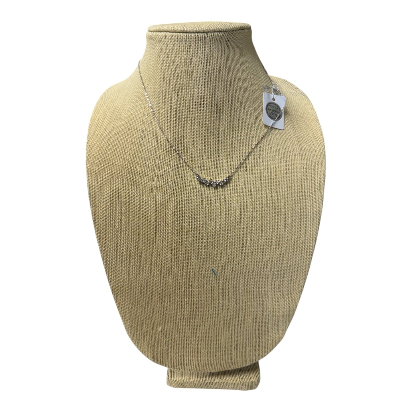 Necklace Designer By Swarovski In Silver