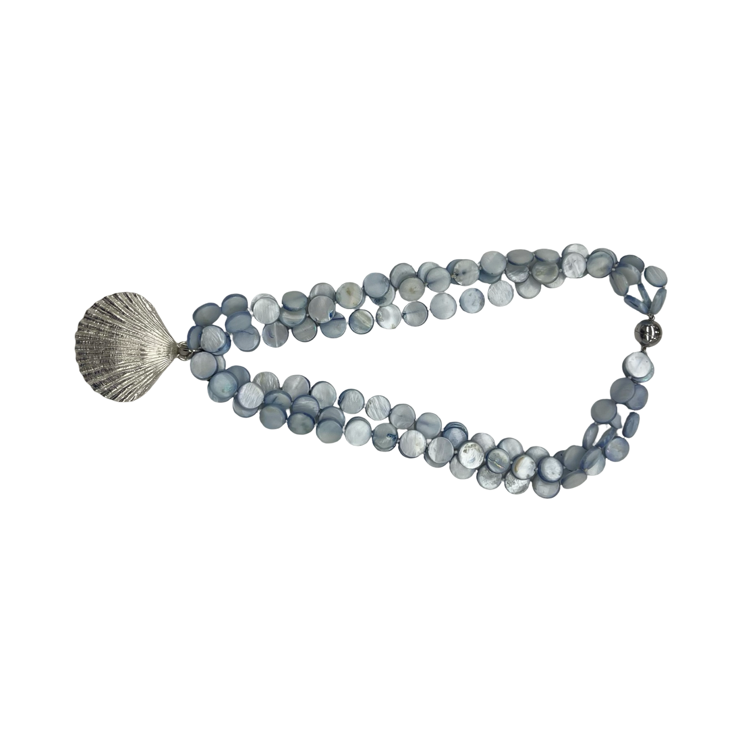 Necklace Sterling Silver By Clothes Mentor In Blue