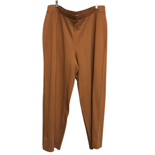 Pants Lounge By Pure Jill In Brown, Size:22