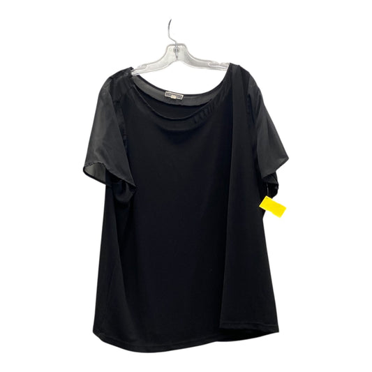 Top Ss By Pleione In Black, Size:2X