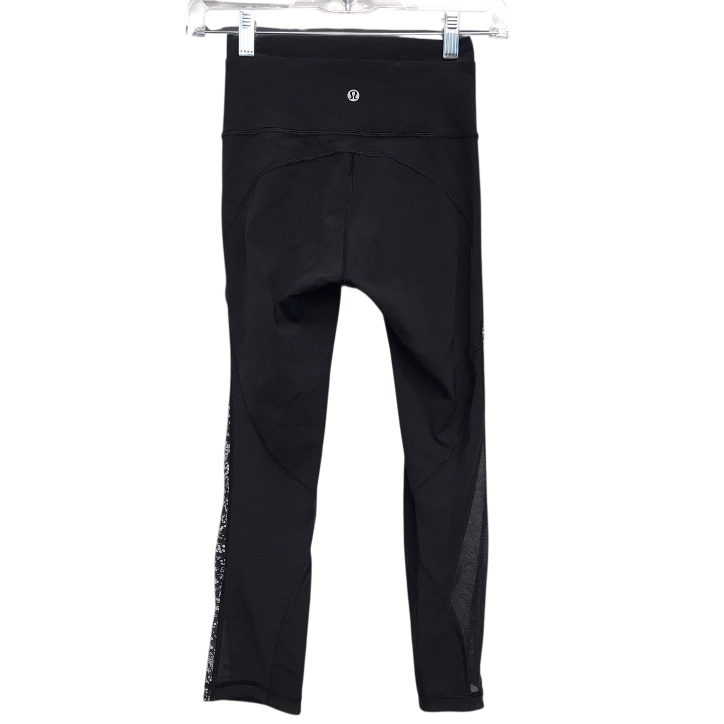 Athletic Leggings Capris By Lululemon In Black, Size:Xs