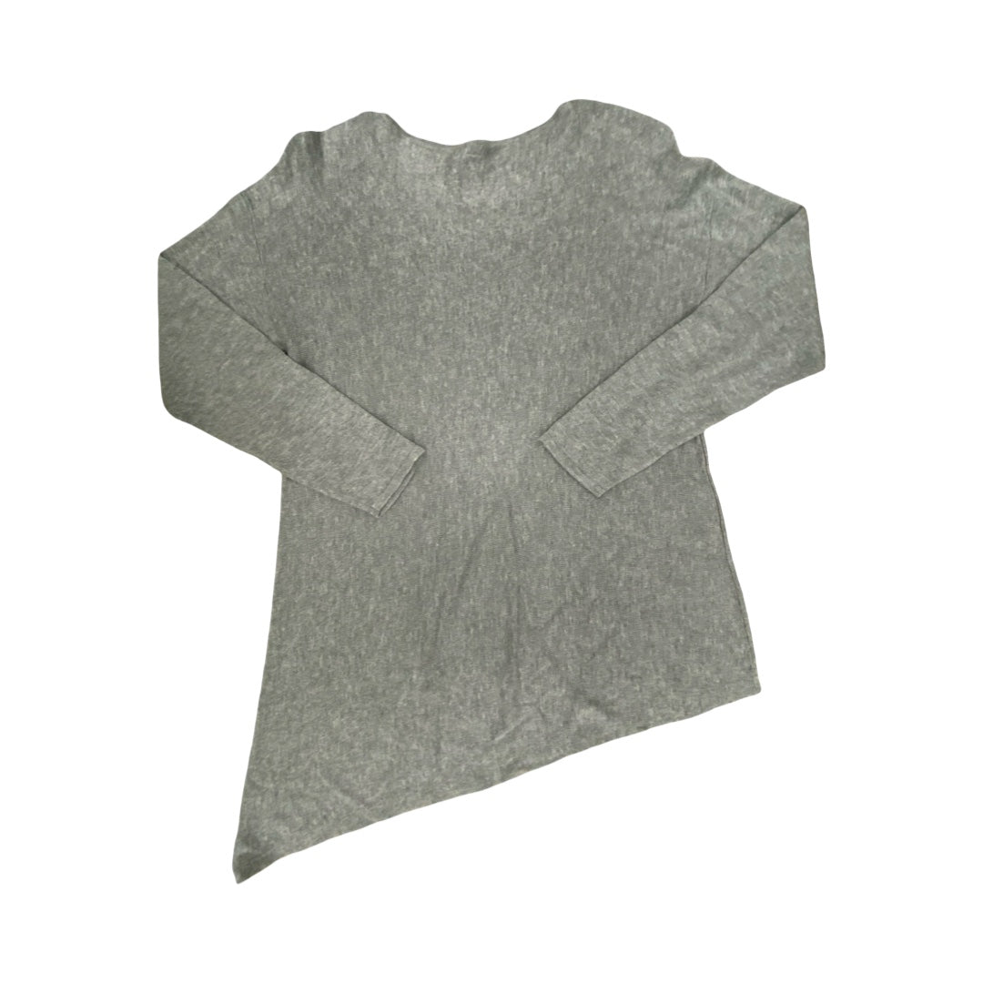 Sweater Designer By Eileen Fisher In Grey, Size:M