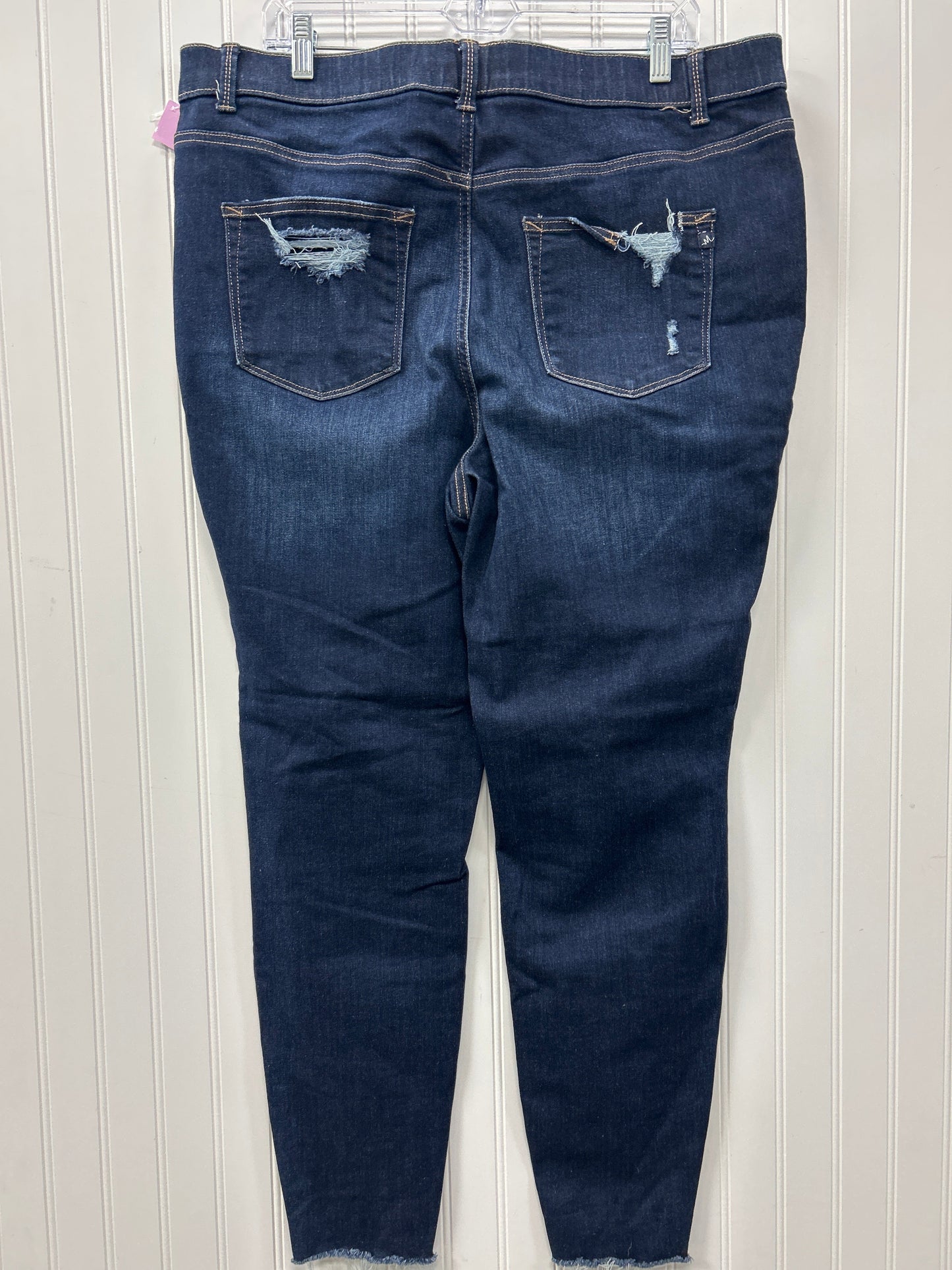 Jeans Skinny By Maurices In Blue Denim, Size:Xl