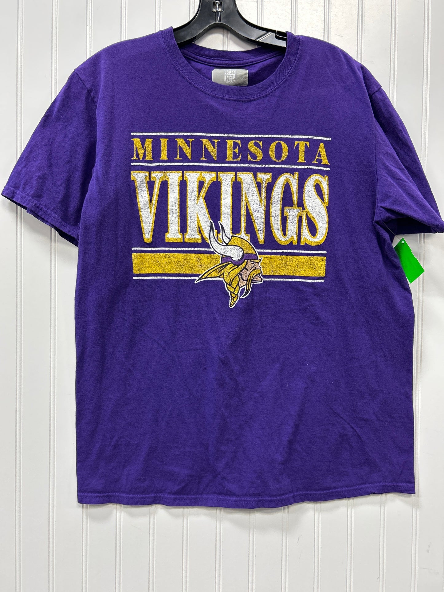 Athletic Top Ss By Nfl In Purple, Size:L