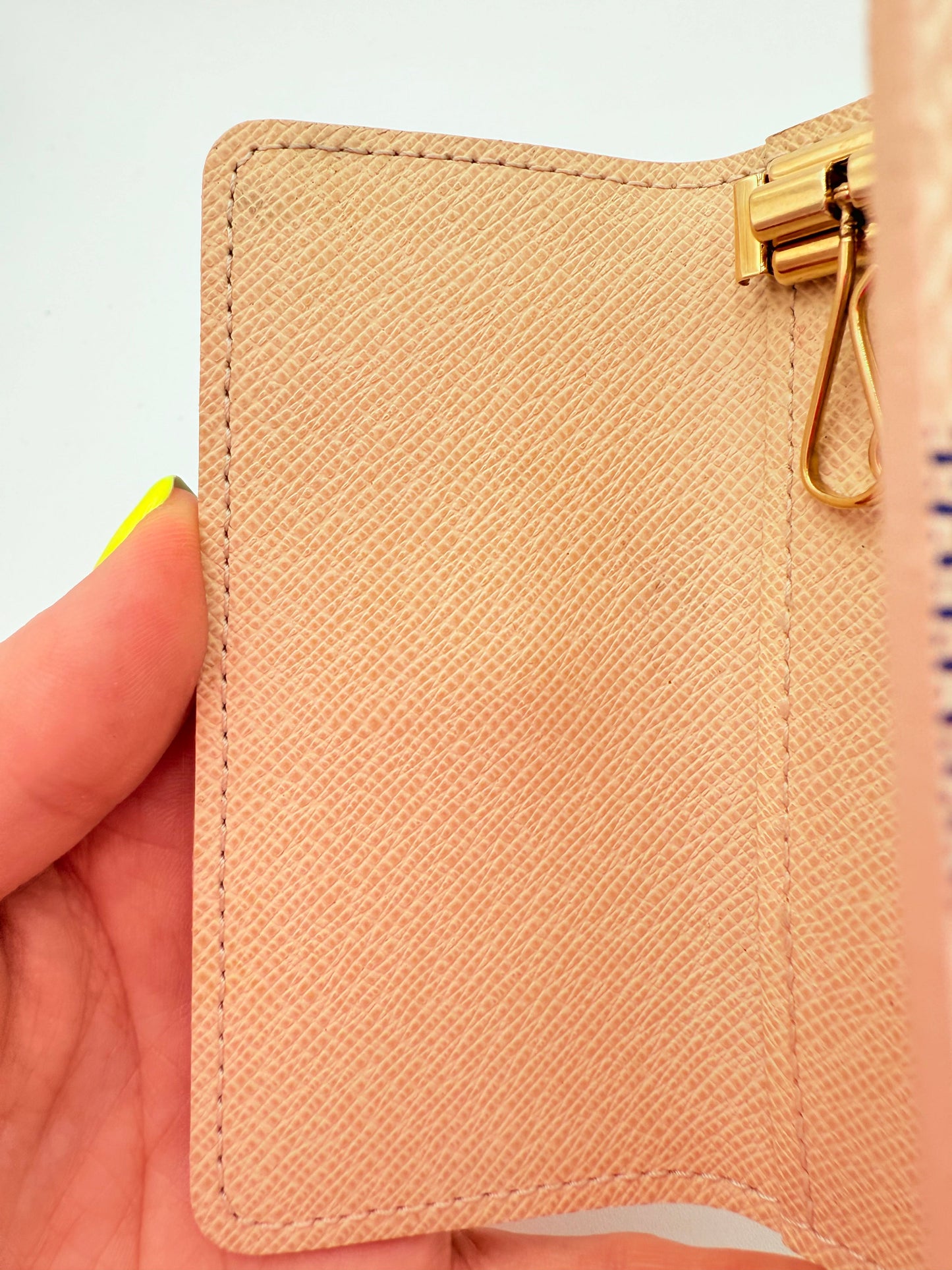 Accessory Luxury Designer Tag By Louis Vuitton In Cream
