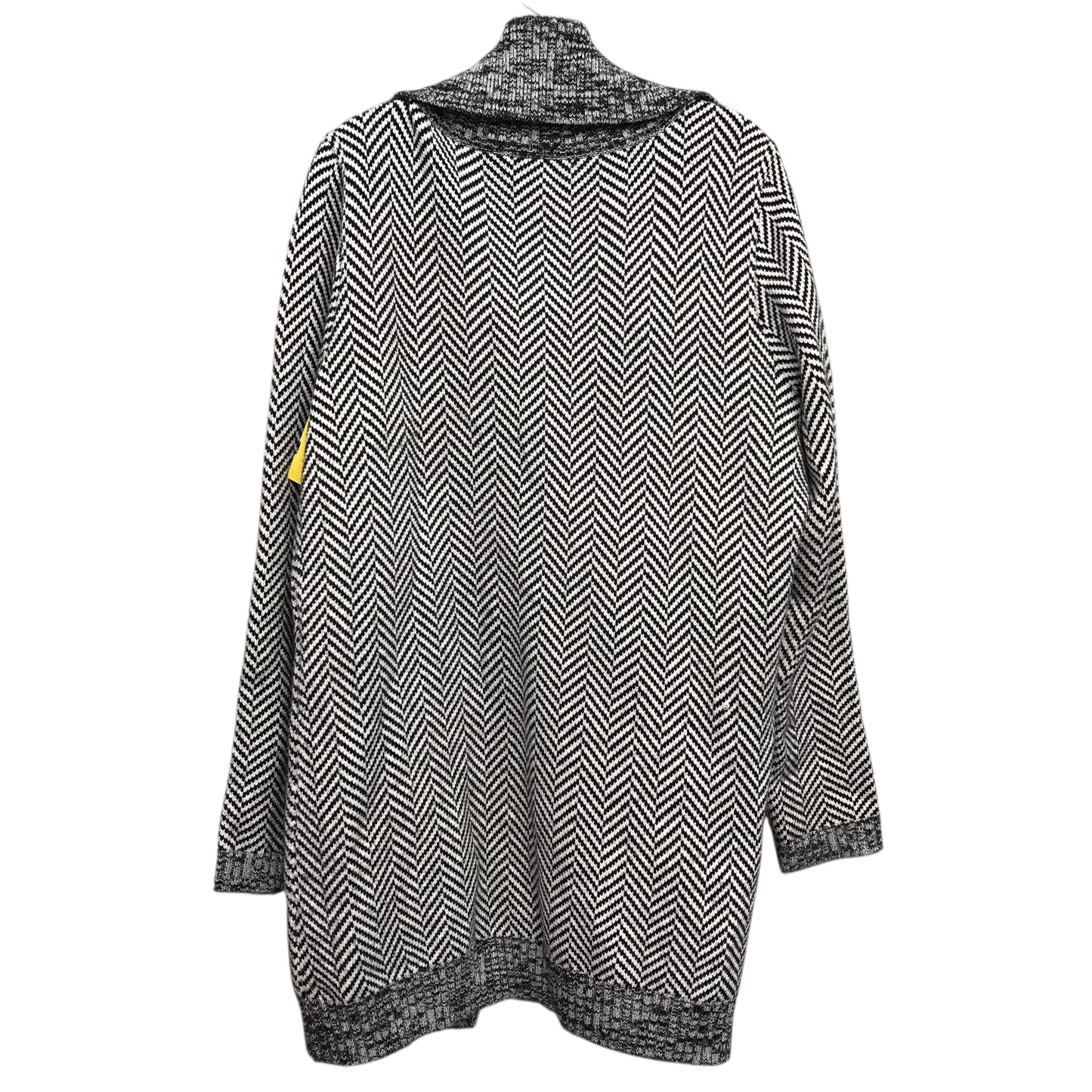 Sweater Cardigan By White House Black Market In Black & White, Size:Xl