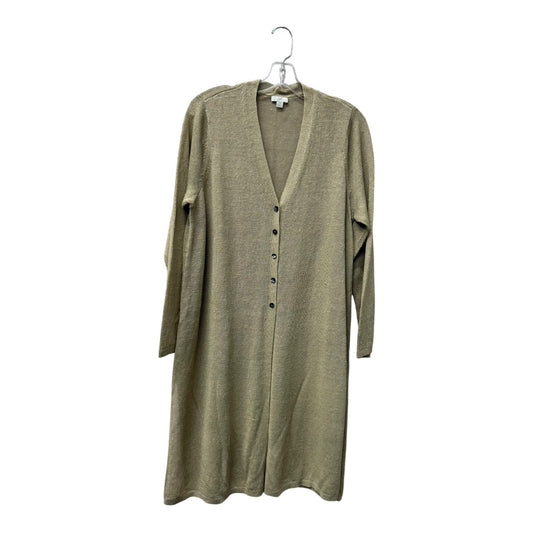 Sweater Cardigan By J. Jill In Tan, Size:Lp
