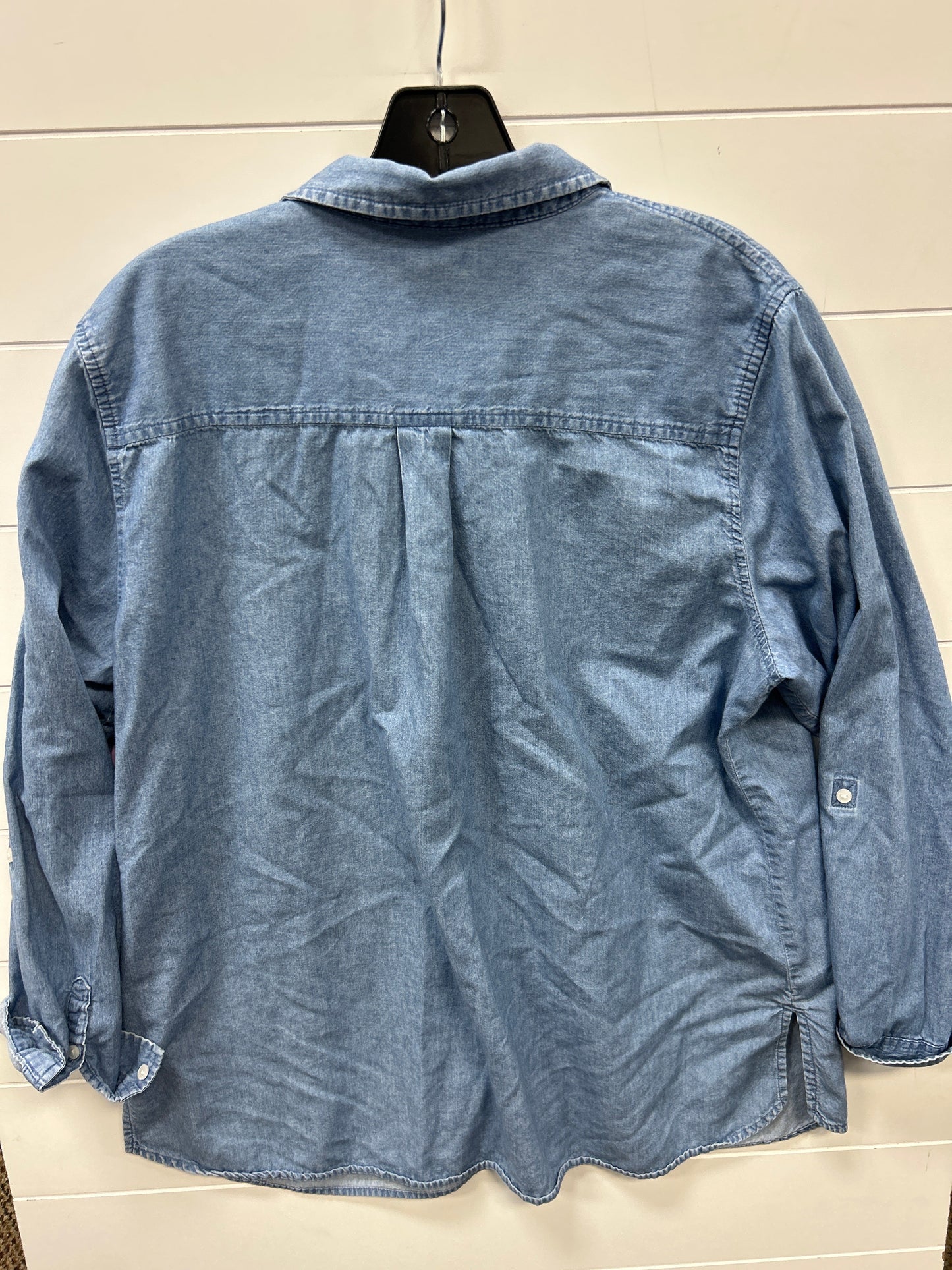 Top Ls By Croft And Barrow In Blue, Size:Xl