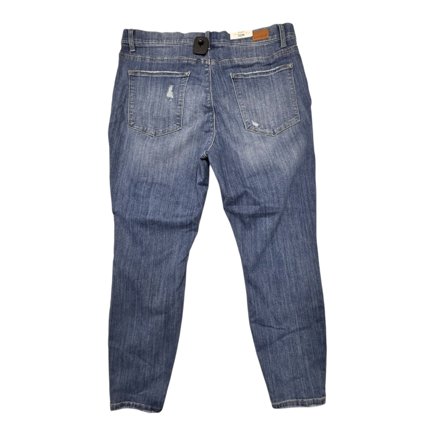 Jeans Skinny By Judy Blue In Blue, Size:22