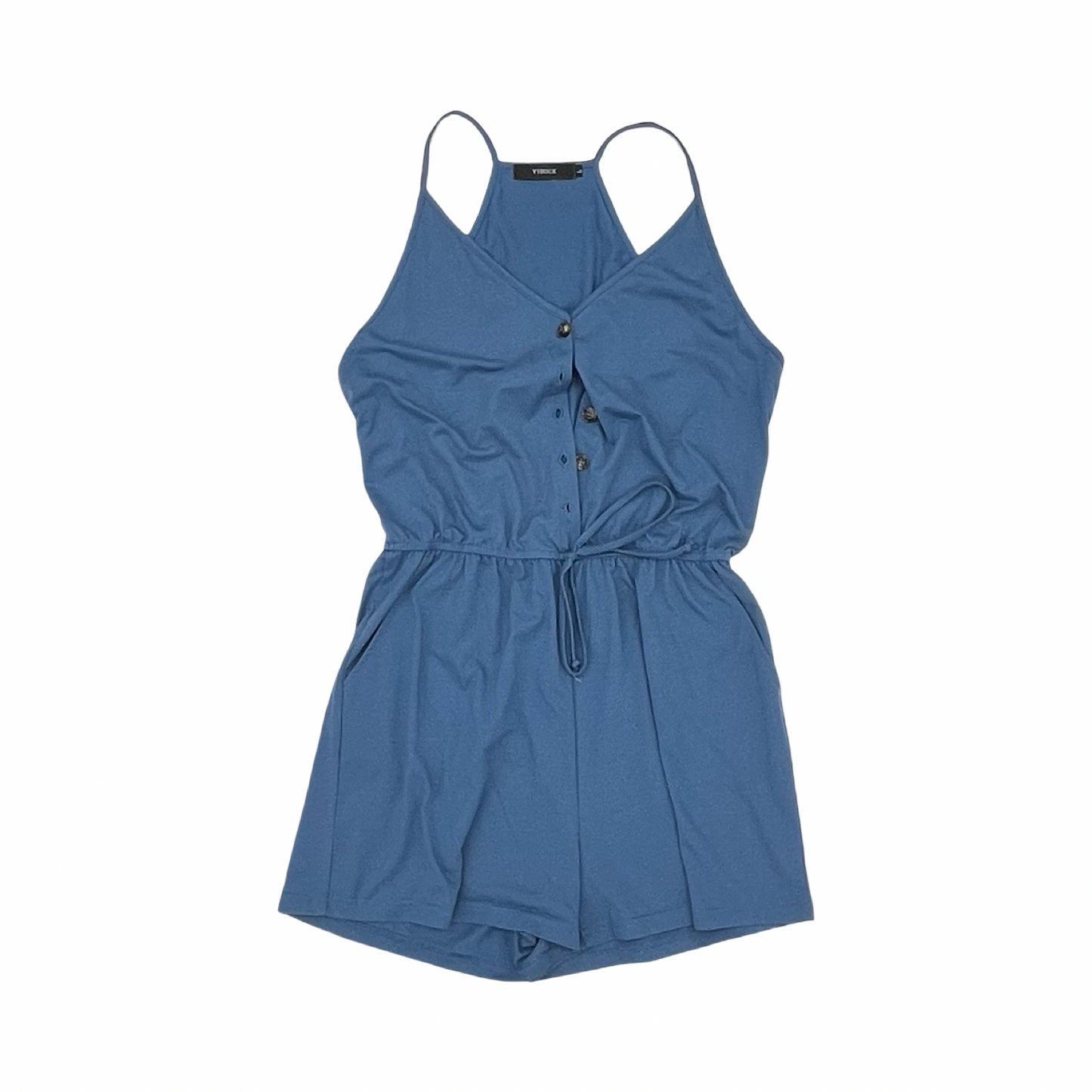 Romper By Clothes Mentor In Blue, Size:L
