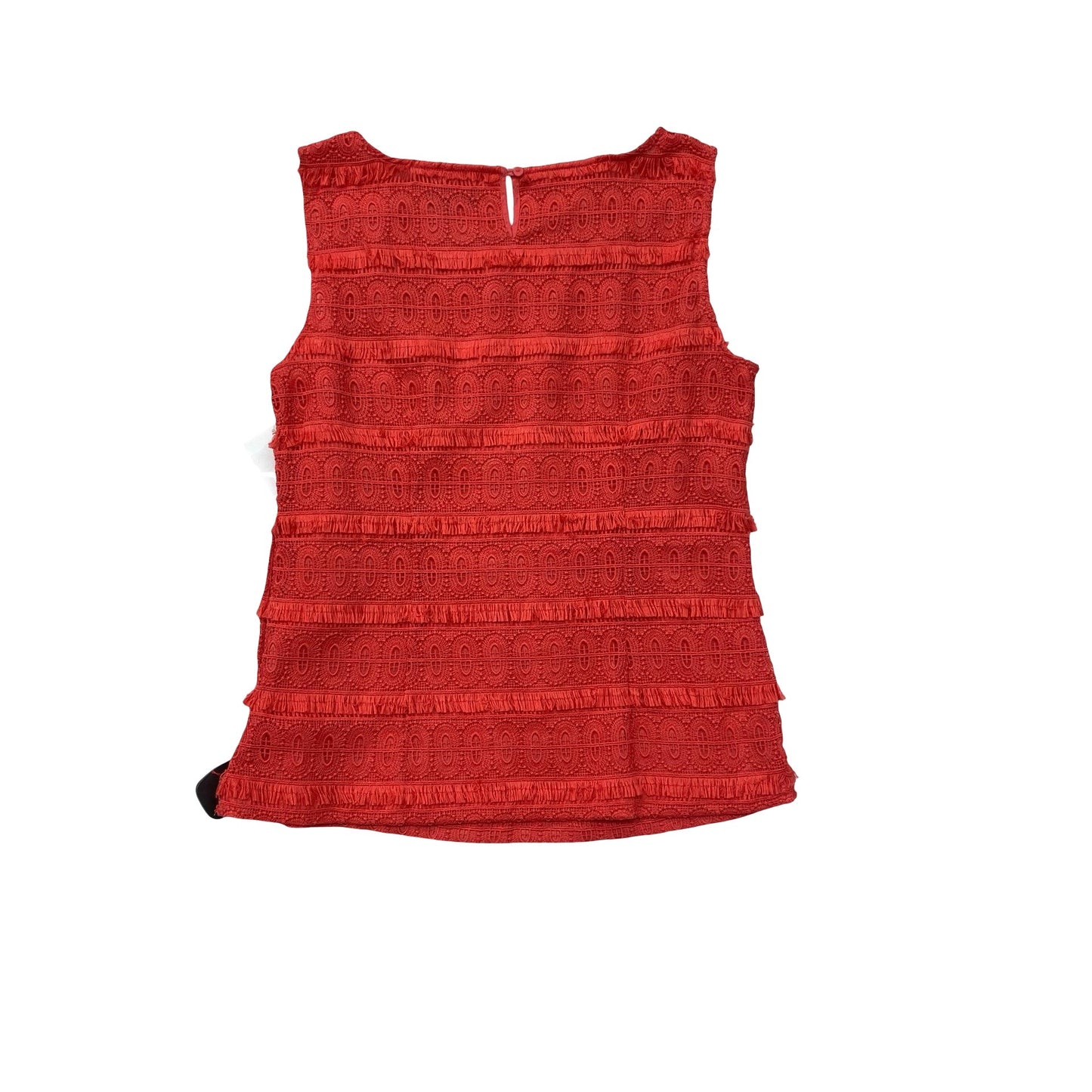 Top Sleeveless By Talbots In Coral, Size:4