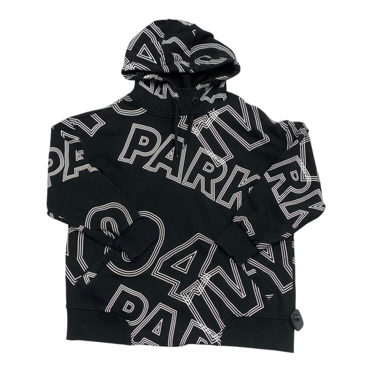 Sweatshirt Hoodie By Ivy Park In Black & White, Size:L