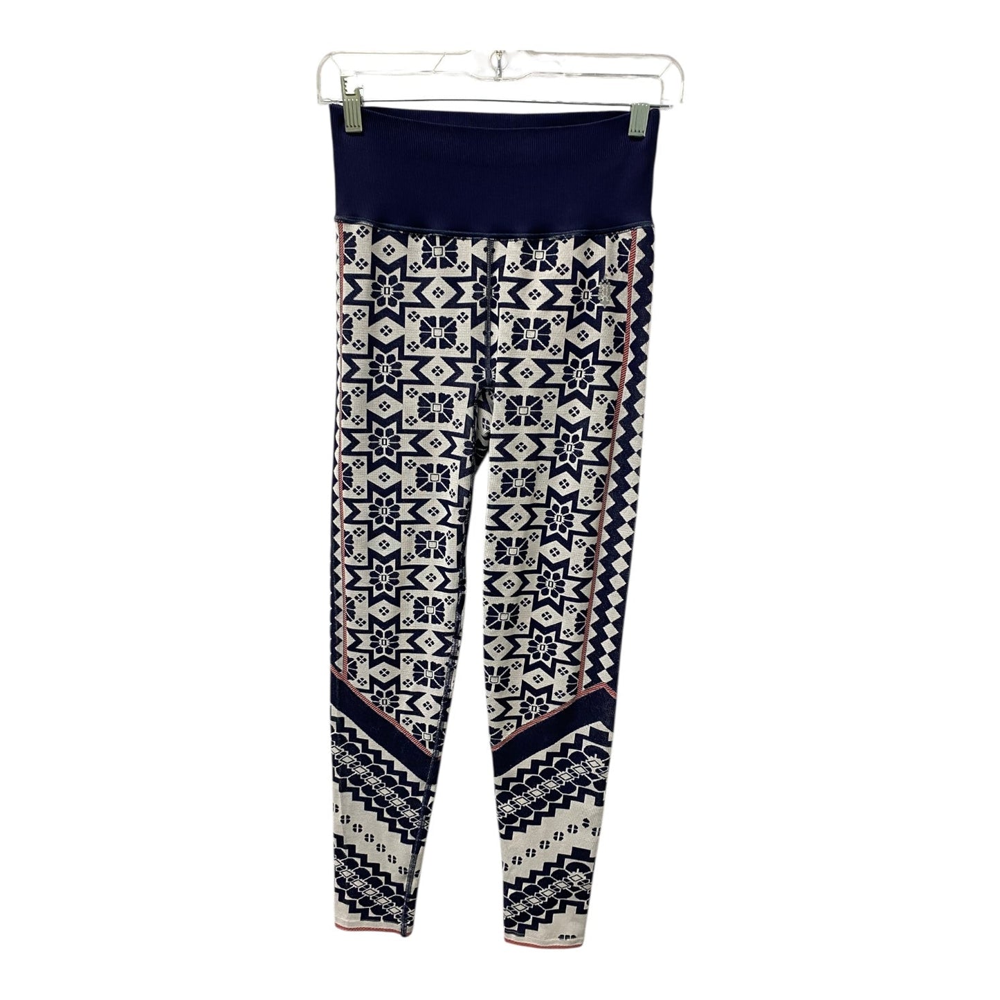 Athletic Leggings By Free People In Blue, Size:Xs
