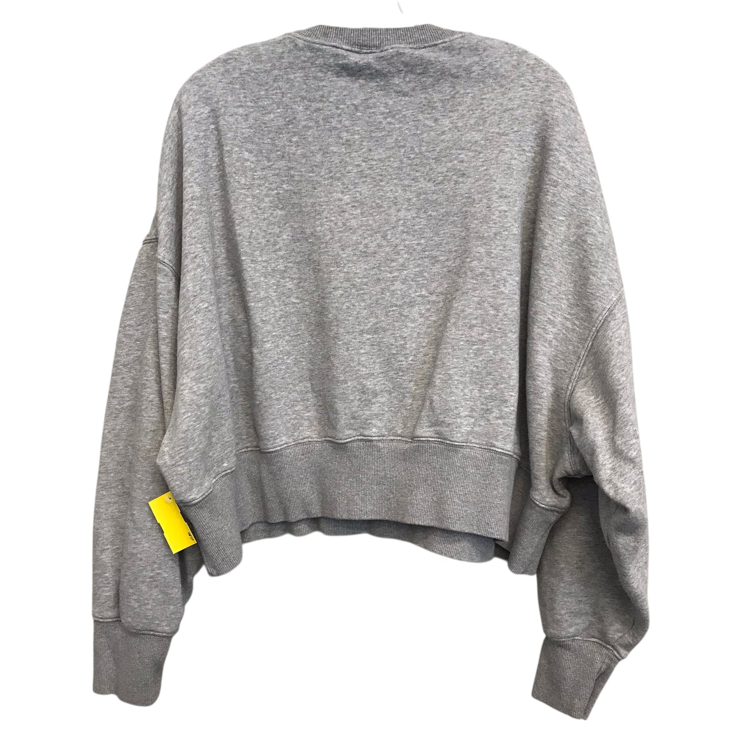 Athletic Sweatshirt Crewneck By Nike In Grey, Size:M