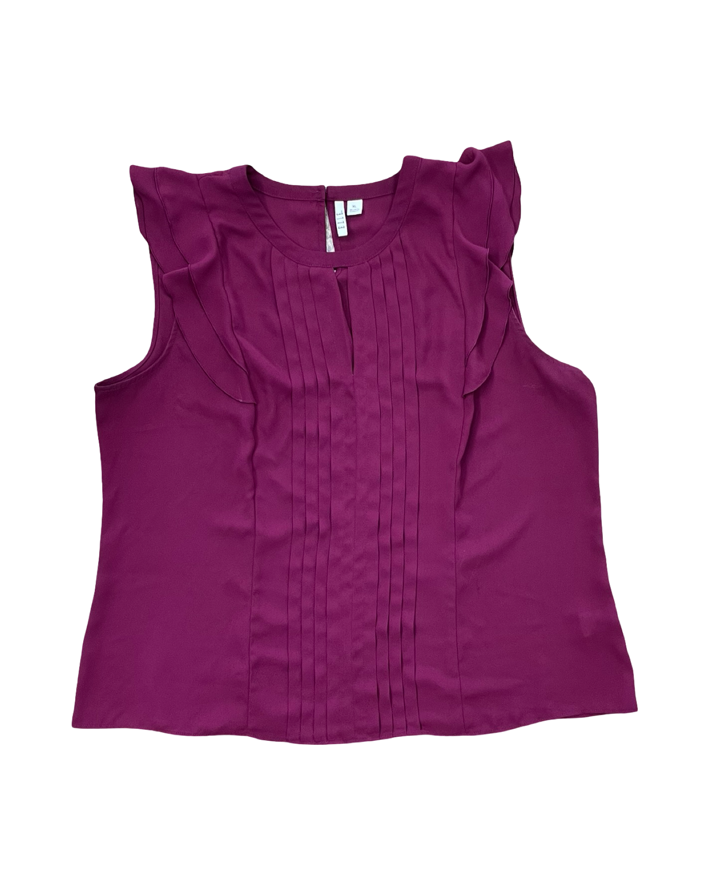 Top Sleeveless By Elle In Purple, Size:Xl