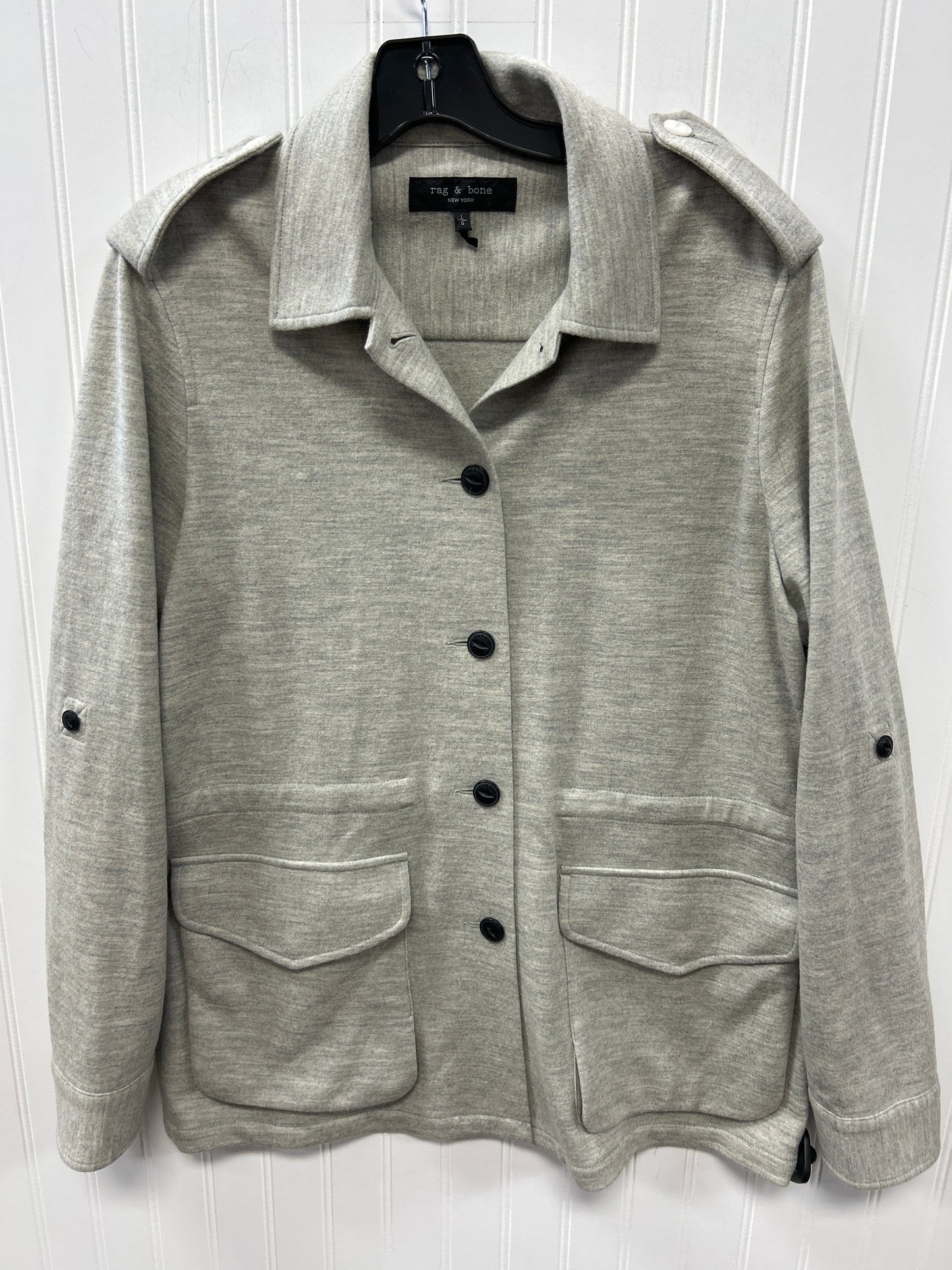 Blazer By Rag And Bone In Grey, Size:L